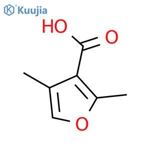 2,4-dimethylfuran-3-carboxylic acid structure