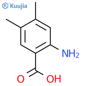 2-Amino-4,5-dimethylbenzoic acid structure