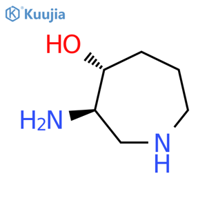 1H-Azepin-4-ol,3-aminohexahydro-, (3R,4R)- structure