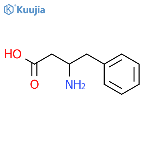 3-Amino-4-phenylbutanoic acid structure