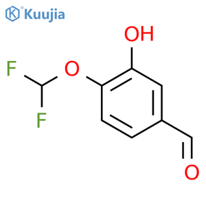 4-(difluoromethoxy)-3-hydroxybenzaldehyde structure