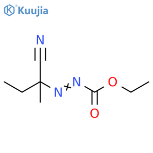 Diazenecarboxylic acid,(1-cyano-1-methylpropyl)-, ethyl ester (9CI) structure