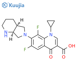 8-Desmethoxy-8-fluoro Moxifloxacin structure