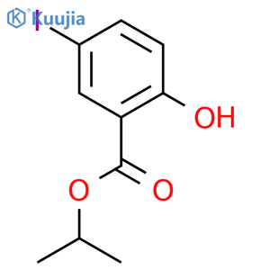 Isopropyl 2-hydroxy-5-iodobenzoate structure