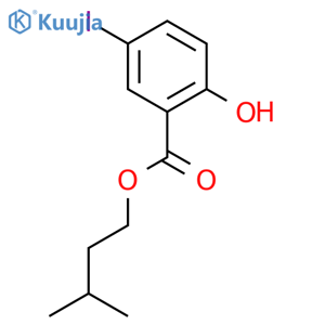 Isopentyl 2-hydroxy-5-iodobenzoate structure