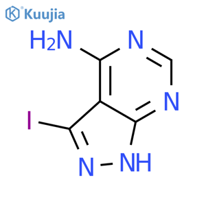 3-Iodo-1H-pyrazolo[3,4-d]pyrimidin-4-amine structure