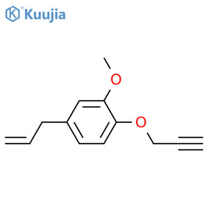 BENZENE, 2-METHOXY-4-(2-PROPENYL)-1-(2-PROPYNYLOXY)- structure