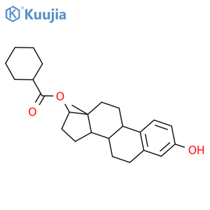 (8R,9S,13S,14S,17S)-3-Hydroxy-13-methyl-7,8,9,11,12,13,14,15,16,17-decahydro-6H-cyclopenta[a]phenanthren-17-yl cyclohexanecarboxylate structure