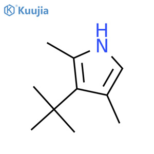 3-tert-Butyl-2,4-dimethylpyrrole structure