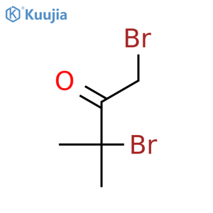 1,3-Dibromo-3-methylbutan-2-one structure