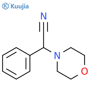 2-(morpholin-4-yl)-2-phenylacetonitrile structure