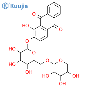 Ruberythric Acid structure