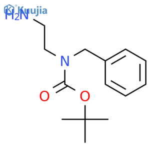 N-Benzylethane-1,2-diamine, N-BOC protected structure