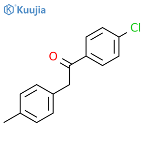 1-(4-Chlorophenyl)-2-p-tolylethanone structure