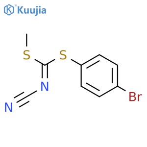 Carbonimidodithioicacid, cyano-, 4-bromophenyl methyl ester (9CI) structure