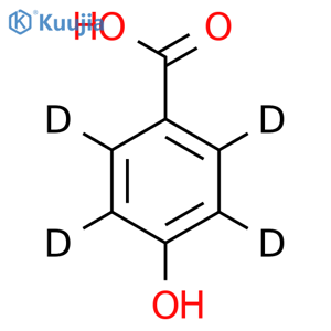 4-Hydroxybenzoic Acid-d4 structure