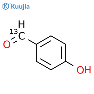 4-Hydroxybenzaldehyde-13C structure