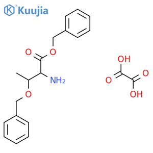 O-Benzyl-L-threonine benzyl ester oxalate(1:1) structure
