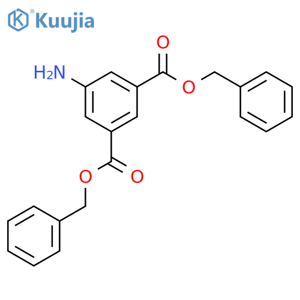 Dibenzyl 5-aminoisophthalate structure