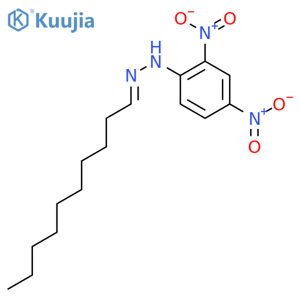 Decanal,2-(2,4-dinitrophenyl)hydrazone structure