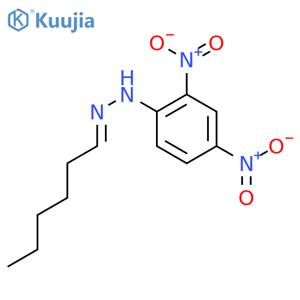 Hexanal 2,4-dinitrophenylhydrazone structure