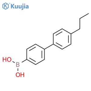 4'-Propyl-4-biphenylboronic acid structure