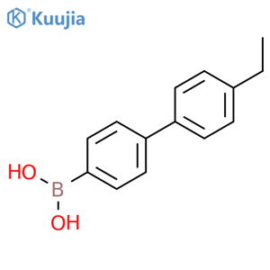 4'-Ethyl-4-biphenylboronic acid structure