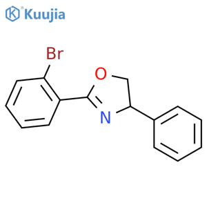 Oxazole,2-(2-bromophenyl)-4,5-dihydro-4-phenyl- structure