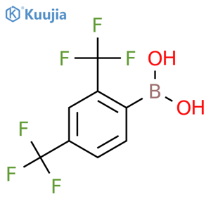 2,4-Bis(trifluoromethyl)phenylboronic acid structure