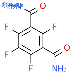 Tetrafluoroisophthalamide structure