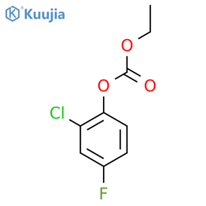 Carbonic acid, 2-chloro-4-fluorophenyl ethyl ester structure