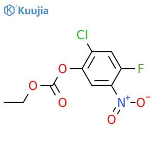 (2-chloro-4-fluoro-5-nitrophenyl) Ethyl Carbonate structure