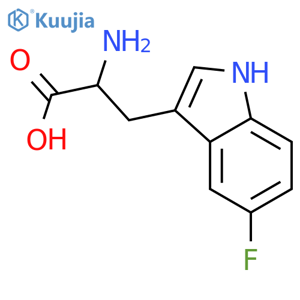 5-Fluoro-DL-tryptophan structure