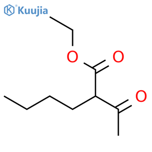 Ethyl 2-acetylhexanoate structure