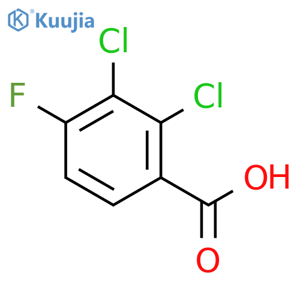 2,3-Dichloro-4-fluorobenzoic acid structure