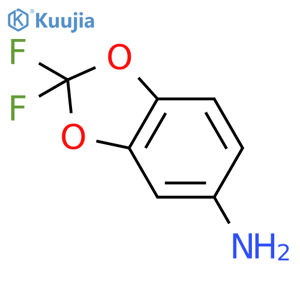 2,2-difluoro-2H-1,3-benzodioxol-5-amine structure