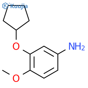 3-(Cyclopentyloxy)-4-methoxyaniline structure