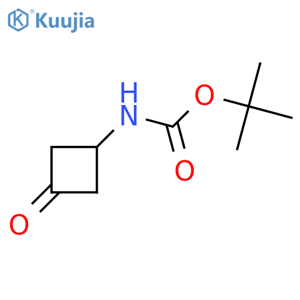 tert-butyl N-(3-oxocyclobutyl)carbamate structure