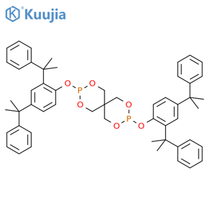 3,9-Bis(2,4-dicumylphenoxy)-2,4,8,10-tetraoxa-3,9-diphosphaspiro5.5undecane structure