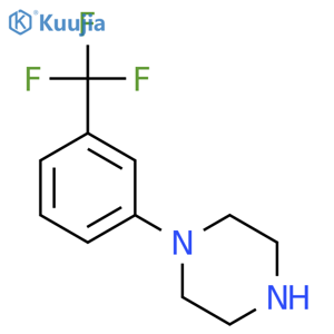 1-3-(Trifluoromethyl)phenylpiperazine structure