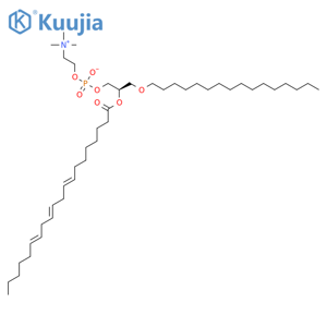 3,5,8-Trioxa-4-phosphaoctacosa-16,19,22-trien-1-aminium,7-[(hexadecyloxy)methyl]-4-hydroxy-N,N,N-trimethyl-9-oxo-, inner salt, 4-oxide,(7R,16Z,19Z,22Z)- (9CI) structure