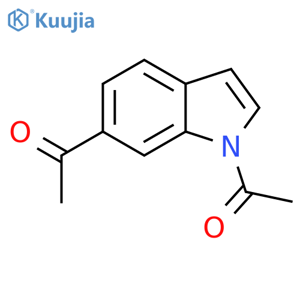 1,6-diacetyl-1H-Indole structure