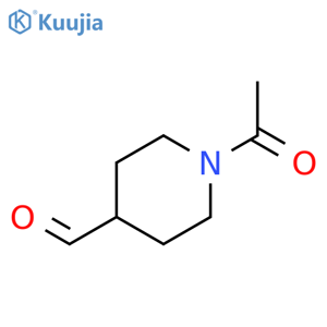 1-Acetylpiperidine-4-carbaldehyde structure