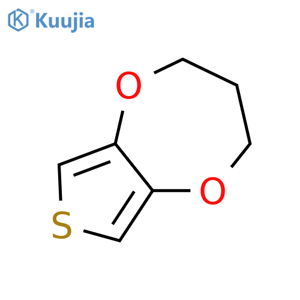 2H-Thieno[3,4-b][1,4]dioxepin,3,4-dihydro- structure