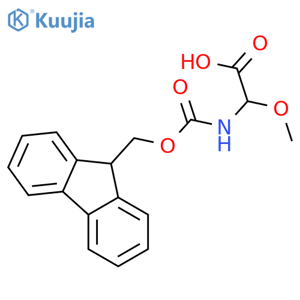 (RS)-Fmoc-alpha-methoxyglycine structure