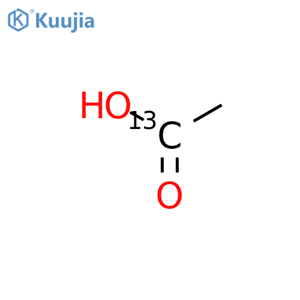 Acetic acid-1-13C structure