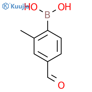 4-Formyl-2-methylphenylboronic Acid structure