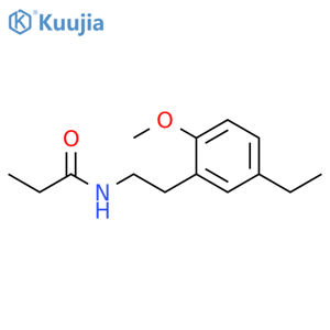 Propanamide,N-[2-(5-ethyl-2-methoxyphenyl)ethyl]- structure