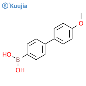 (4'-Methoxy-[1,1'-biphenyl]-4-yl)boronic acid structure