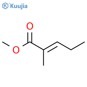 2-Methyl (E)-2-Methyl-2-pentenoate structure